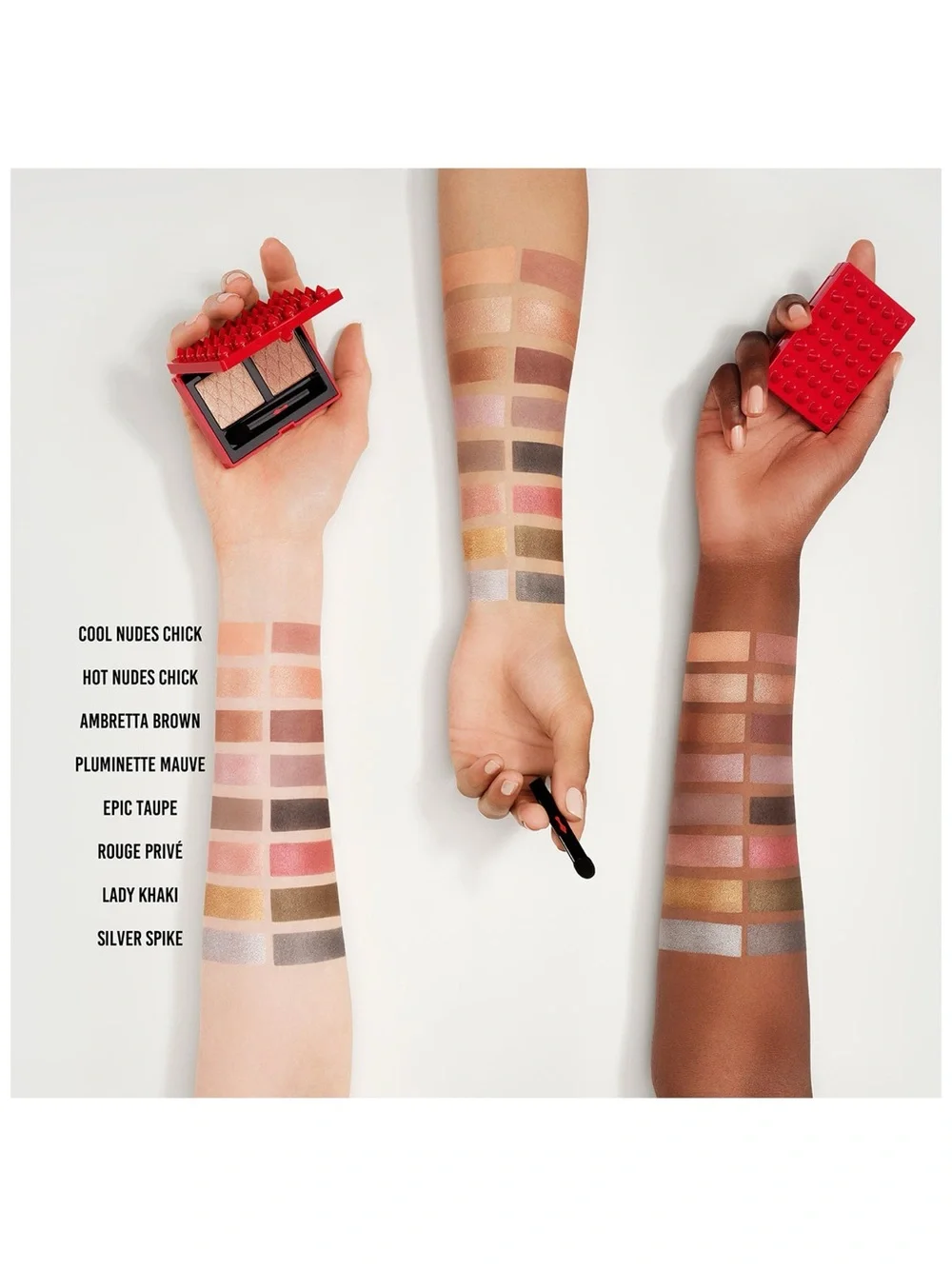 Christian Louboutin Dual Shimmer Eyeshadow Palette — Rose & Berry